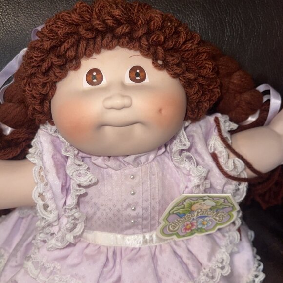Cabbage Patch Kids Porcelain Collection Doll With Dress & Certificate Of Authent - Picture 6 of 16